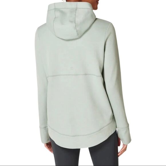 Sweaty Betty Galvanise Running Hoodie in Mirage Green, NWT - Picture 4 of 15